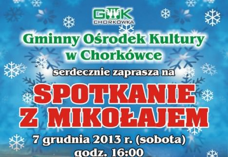 Spotkanie z Mikołajem - zaproszenie