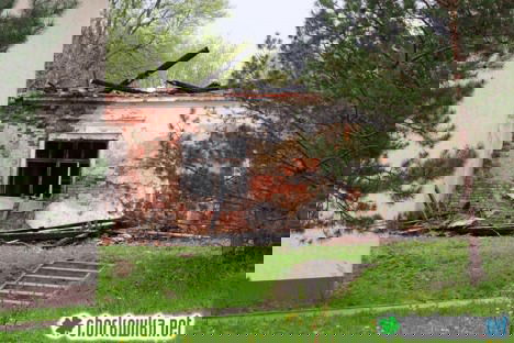 Pożar starego budynku szkoły w Żeglcach