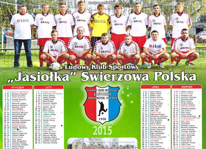 Kalendarz LKS Jasiołka Świerzowa Polska