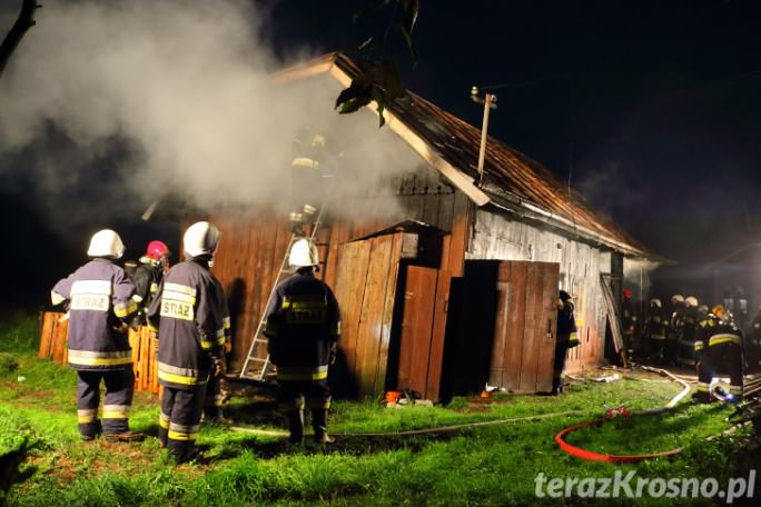 Pożar w Bóbrce. Nie żyje 68-letni mężczyzna