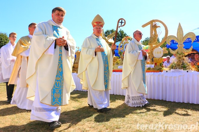 Dożynki Archidiecezji Przemyskiej w Krościenku Wyżnym