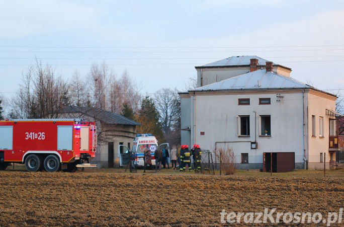 Rozszczelnienie piecyka. Starsza kobieta w szpitalu