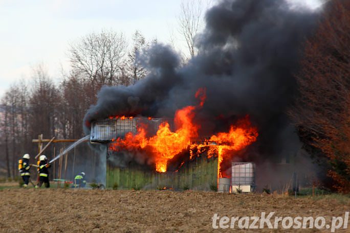 Spłonął domek letniskowy w Szczepancowej