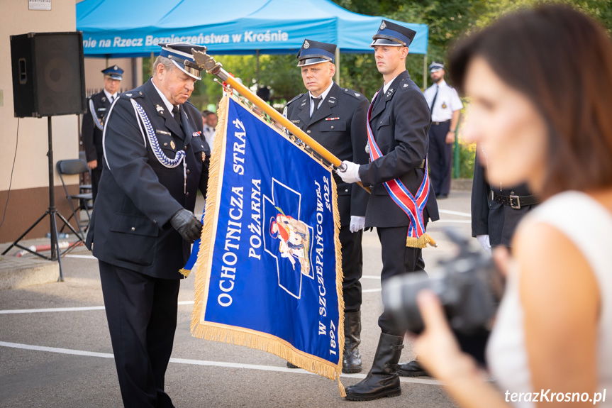 Odznaczenie nowego sztandaru OSP Szczepańcowa