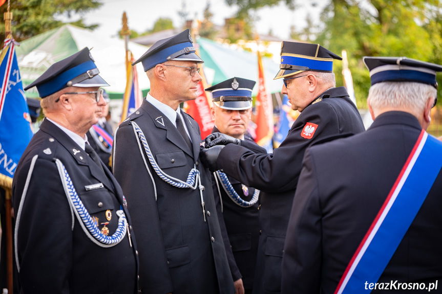 Odbiór odznaczeń z okazji jubileuszu OSP Szczepańcowa