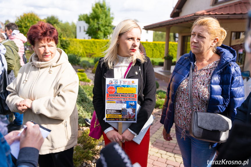 Arleta Kubacka i inne protestujące