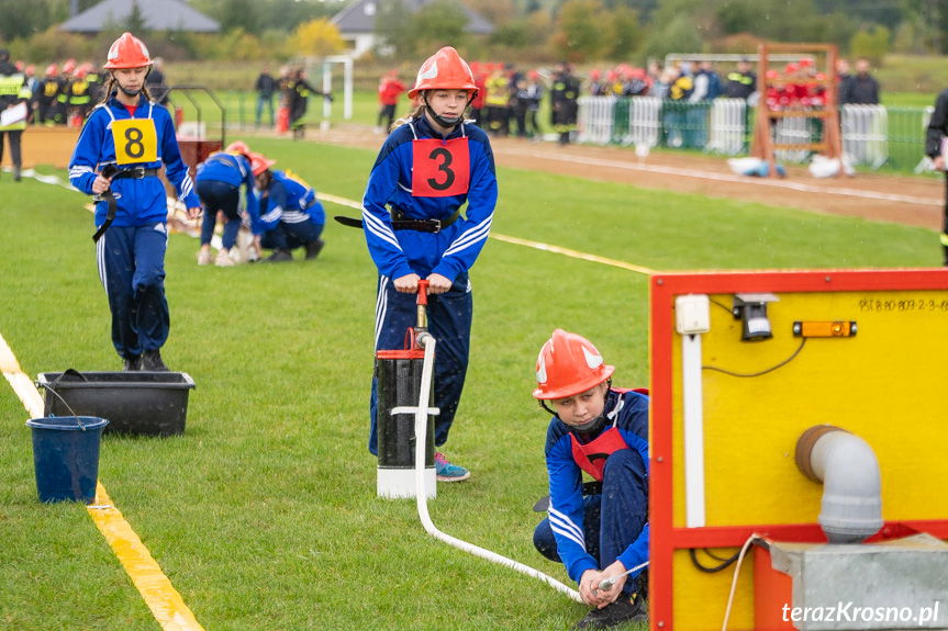XI zawody sportowo - pożarnicze młodzieżowych drużyn pożarniczych w Odrzykoniu