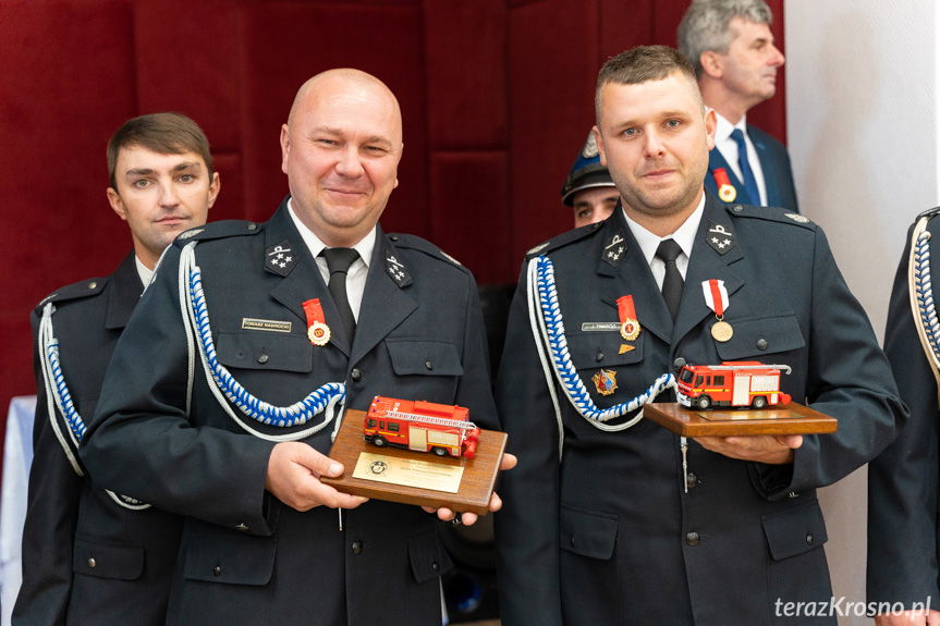 Prezes i naczelnik OSP Jaszczew