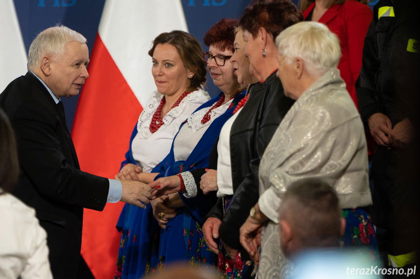 Jarosław Kaczyński w Jedliczu