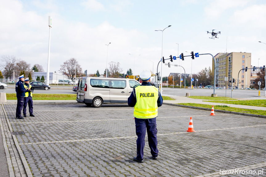 Dron policyjny w Krośnie