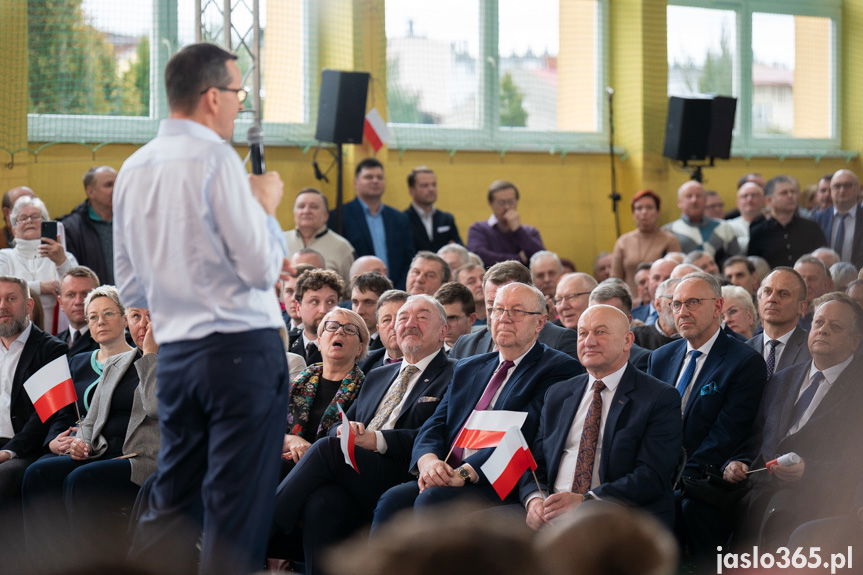 Mateusz Morawiecki w Jedliczu i Jaśle