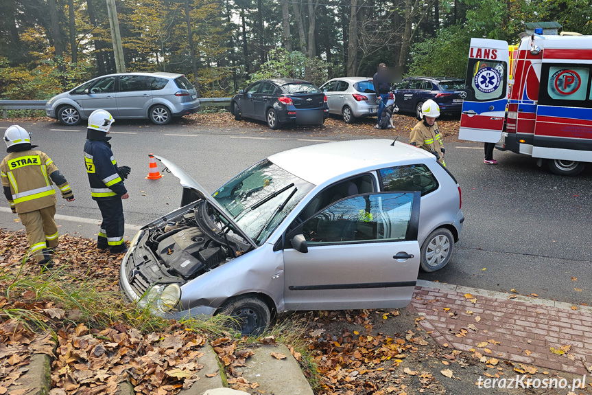 Wypadek w Czarnorzekach, jedna osoba poszkodowana