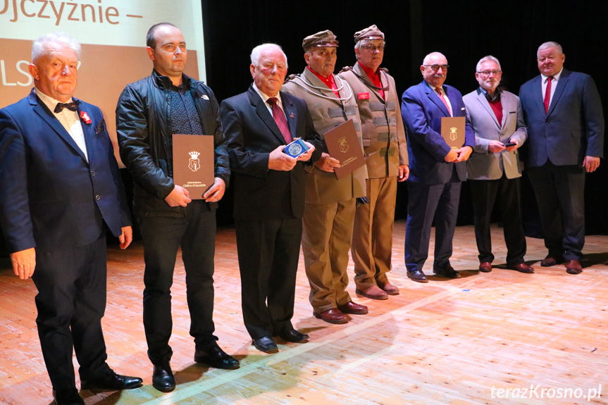 wręczenie odznaczeń w Rymanowie