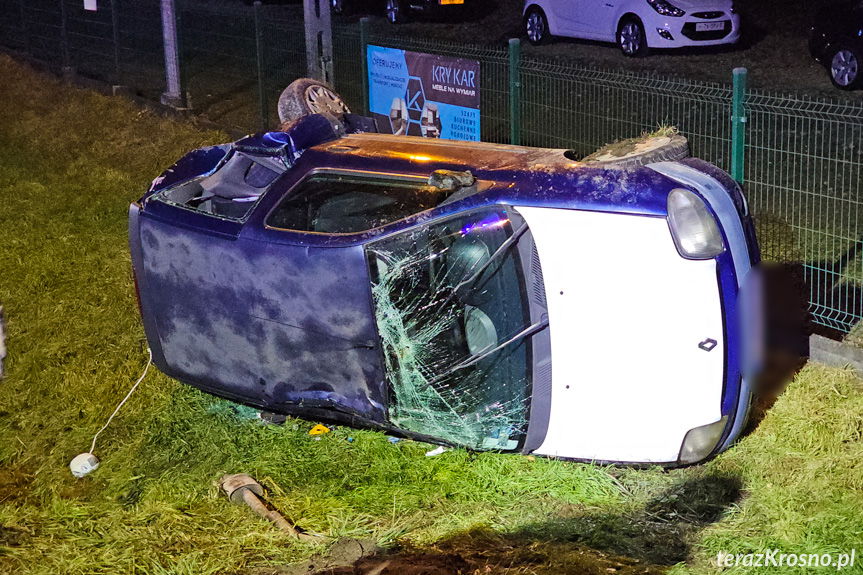 Wypadek w Pustynach, zderzenie peugeota z renault