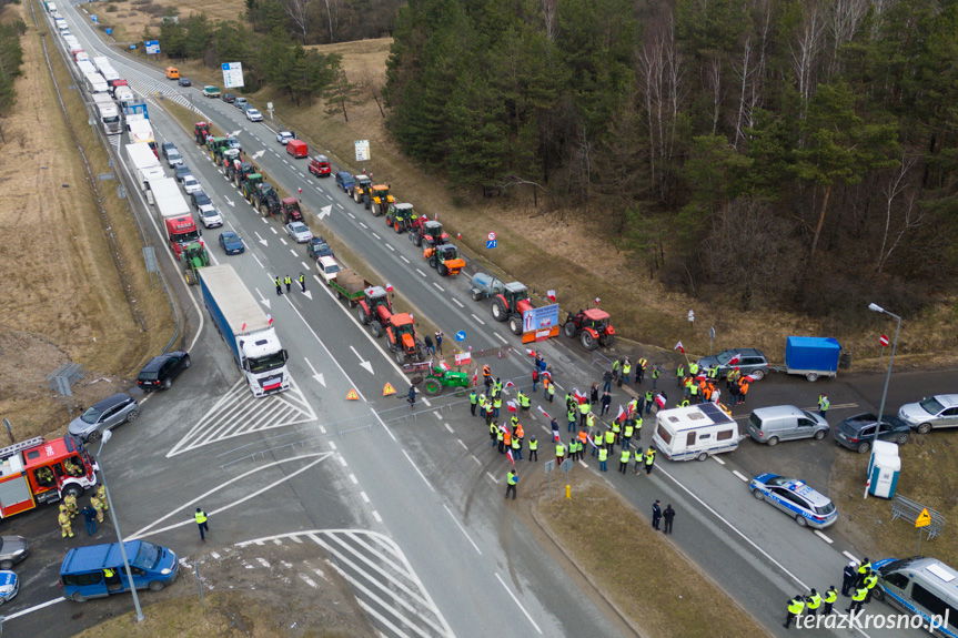 Protest rolników w Barwinku