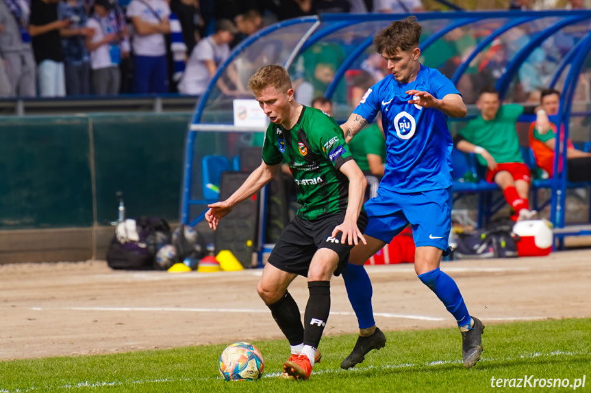 Z meczu Karpaty Krosno - Star Starachowice