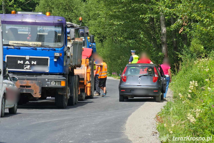 Potrącenie pieszego w Faliszówce