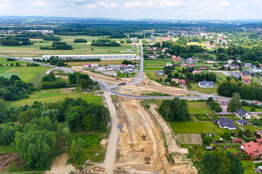 S19 Krosno - Miejsce Piastowe. Zobacz film i zdjęcia z placu budowy