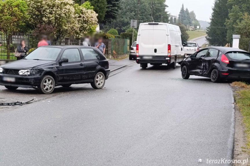 Kolizja w Łękach Dukielskich