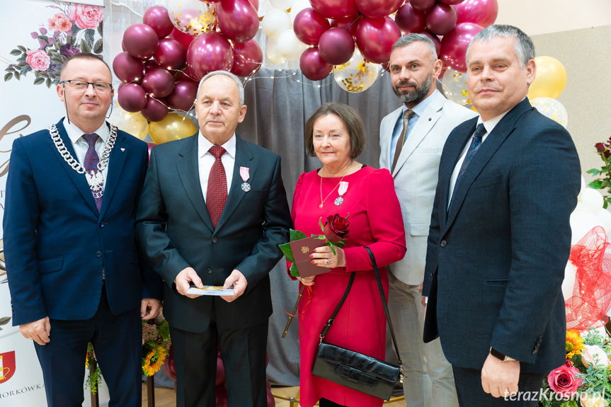 Złote pary z gminy Chorkówka świętowały wspólny jubileusz [ZDJĘCIA]