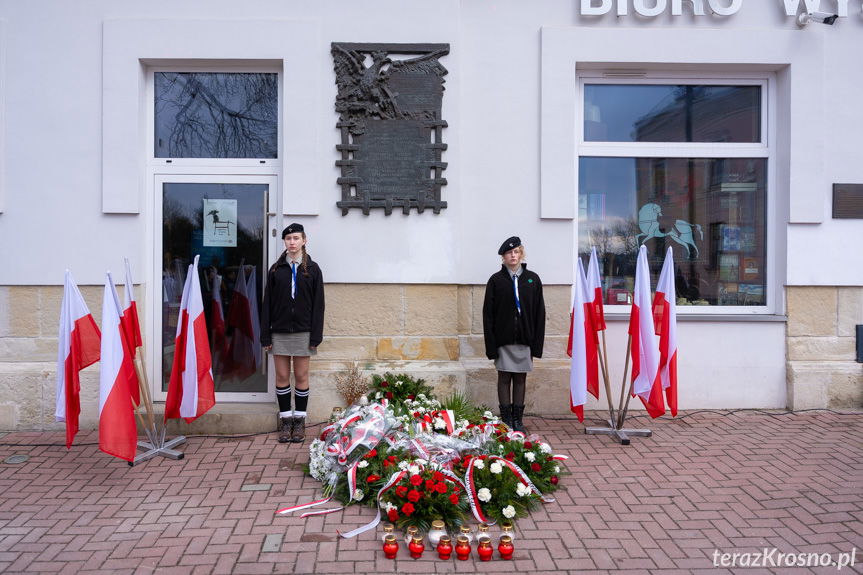 "Cisza" dla Wyklętych. Krosno pamięta o ofiarach komunistycznego terroru [ZDJĘCIA]