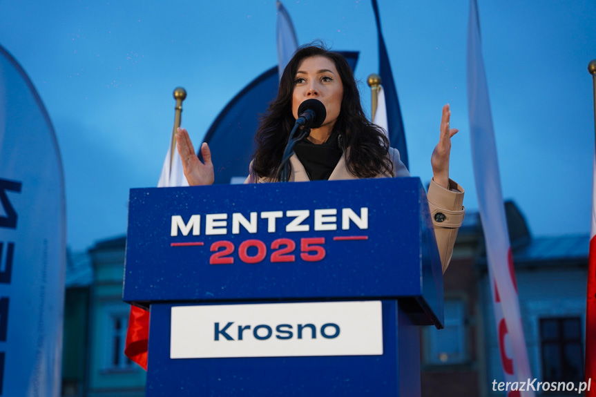 Sławomir Mentzen w Krośnie. "Niech się odwalą od naszych kur. Kury nie zwiększają przestępczości. Imigranci zwiększają przestępczość"