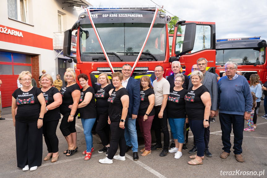 Powitanie samochodu OSP Szczepańcowa