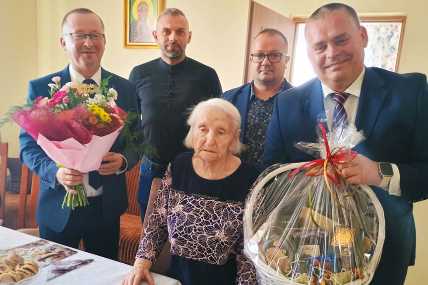 Pani Władysława Czekańska, mieszkanka Kopytowej