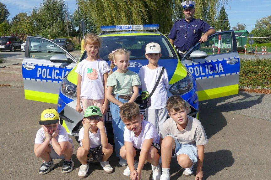 Pierwszoklasiści z Gminy Chorkówka uczyli się zasad bezpieczeństwa