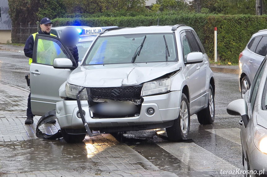 Stłuczka trzech samochodów w Świerzowej Polskiej