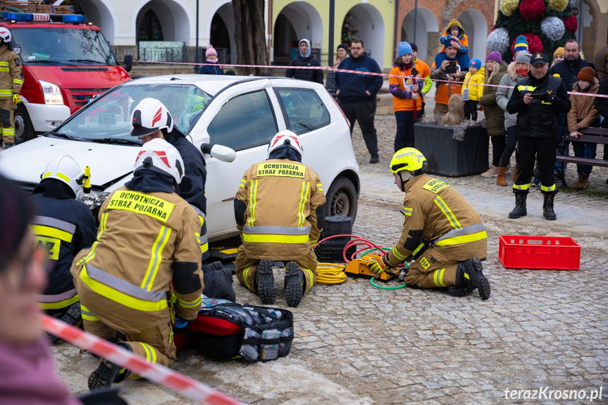 Finał WOŚP w Krośnie. Pokaz służb ratowniczych [ZDJĘCIA]