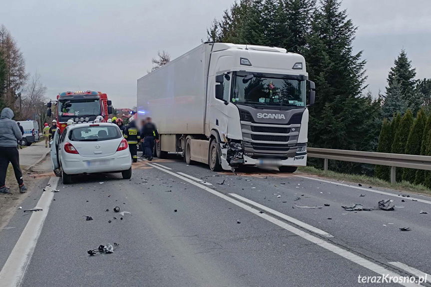 Wypadek w Miejscu Piatowym na DK19