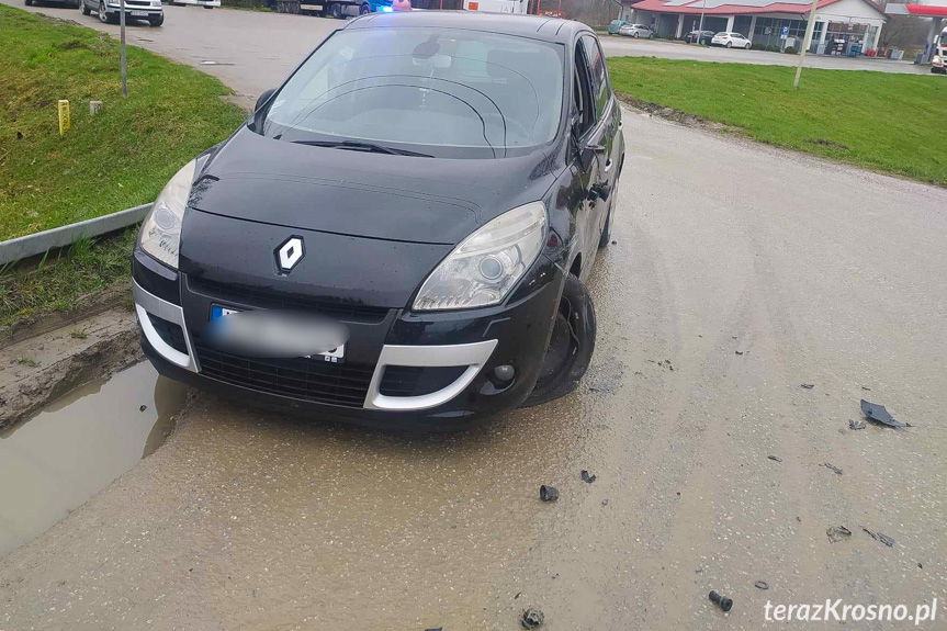 Zderzenie tira z osobówką w Moderówce