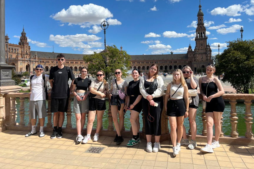 Uczniowie Budowlanki na praktykach w Hiszpanii
