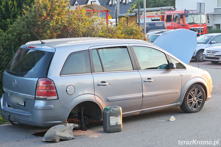 Głowienka. Zderzenie dwóch samochodów