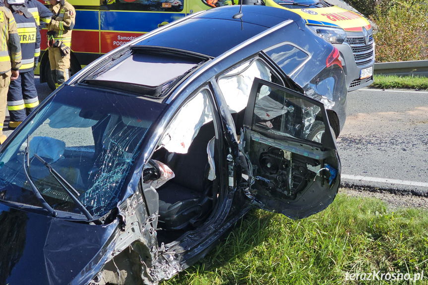 Posada Górna. Zderzenie trzech samochodów