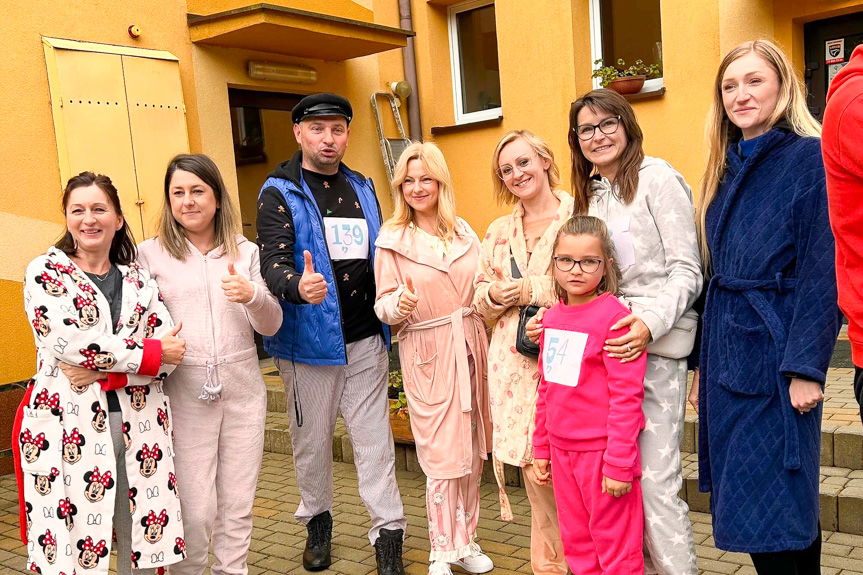 Bieg w piżamach. Nietypowa akcja, niezwykły cel