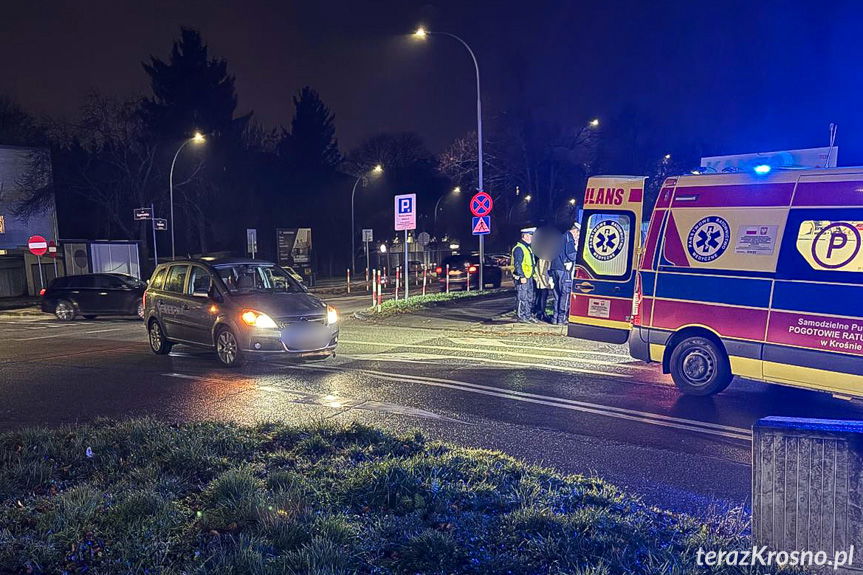 Potrącenie mężczyzny w Krośnie