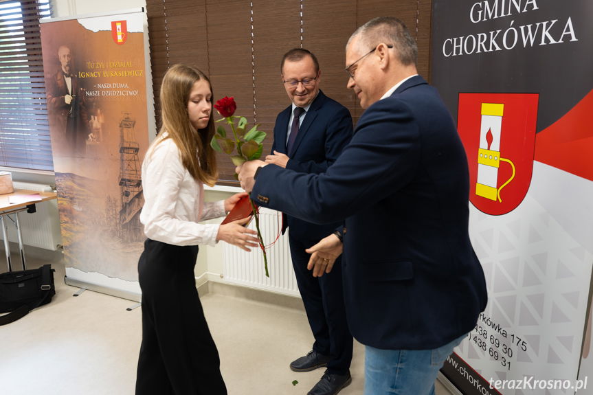 Sportowcy i trenerzy z gminy Chorkówka uhonorowani