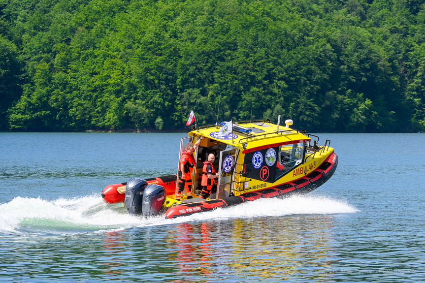 Bieszczadzkie Pogotowie Ratunkowe z własną motorówką