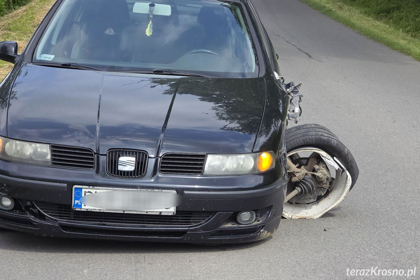 Wypadek w Kopytowej, zderzenie dwóch samochodów