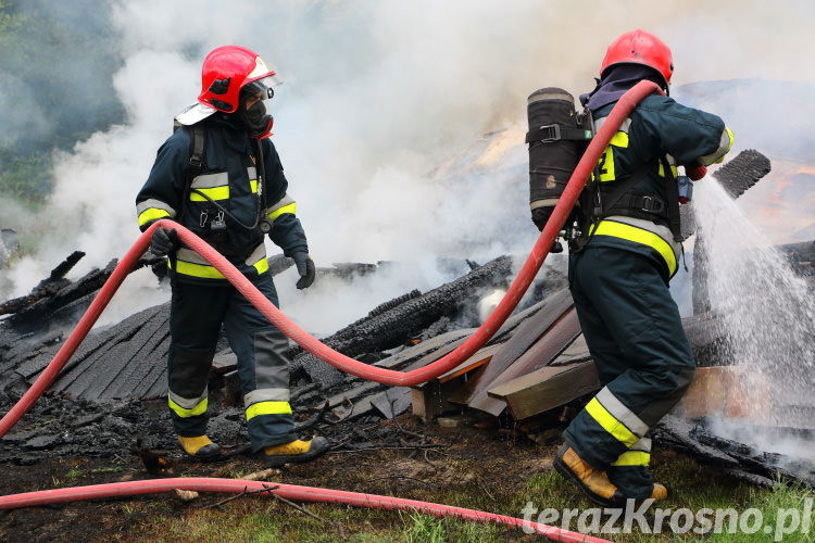 W Bóbrce spłonęła stodoła