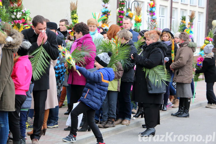 Procesja z palmami wielkanocnymi