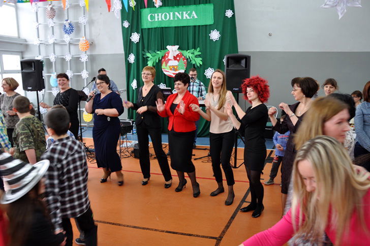 Zabawa choinkowa w Szkole Podstawowej w Świerzowej Polskiej