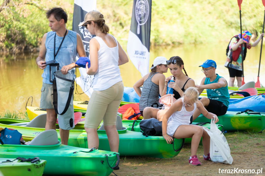 Na kajakach uczcili wizytę Jana Pawła II na ziemi krośnieńskiej
