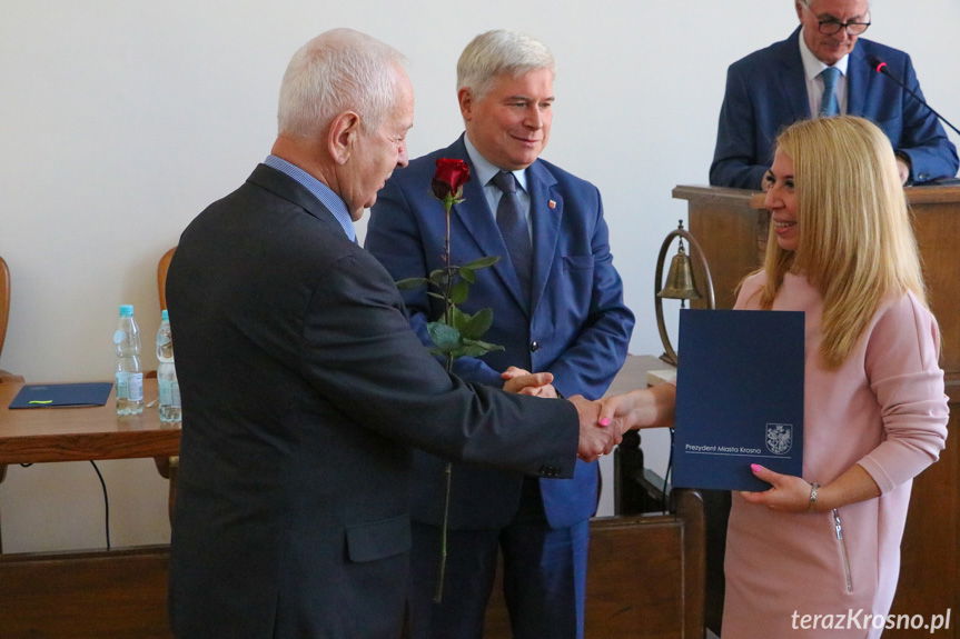 Prezydent Krosna uhonorował nauczycieli