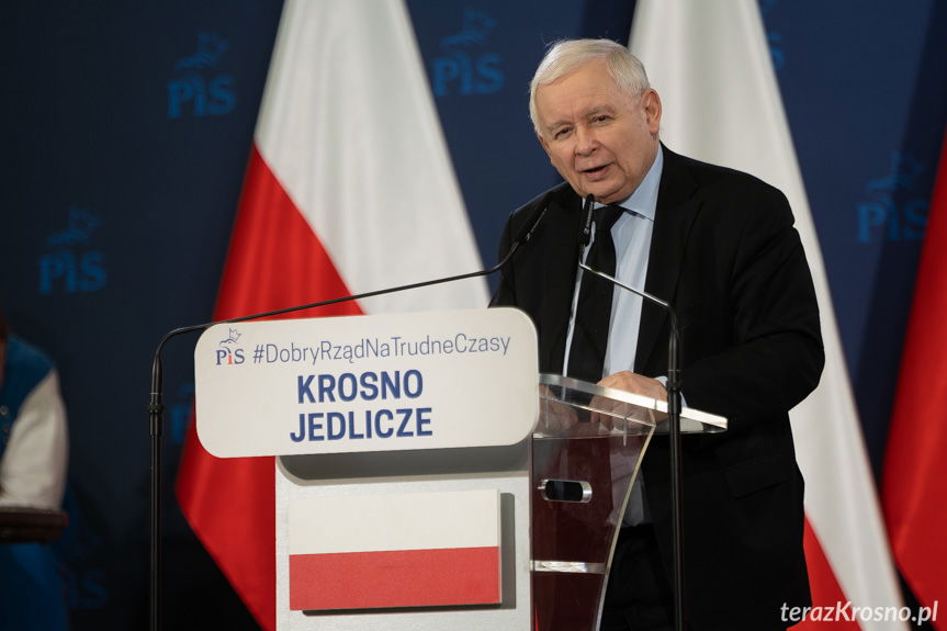 Jarosław Kaczyński w Jedliczu