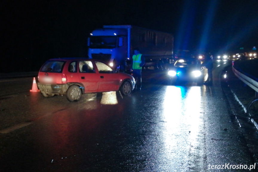 Potrącenie rowerzysty w Iskrzyni