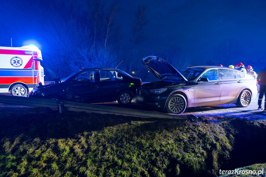 Zderzenie bmw ze skodą w Równem