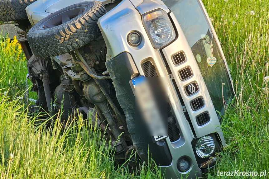 Wypadek na Bieszczadzkiej w Krośnie